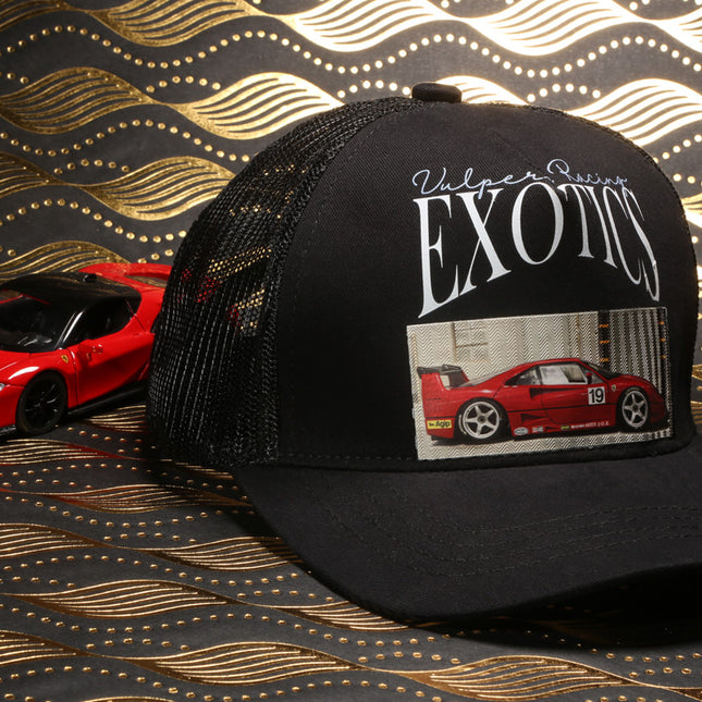Vulpera “Exotic Drive” Supercar Trucker Cap – Motorsport Heritage Edition