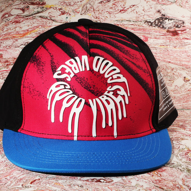 Vulpera Good Vibes Drip Premium Baseball Cap | Abstract Streetwear Design