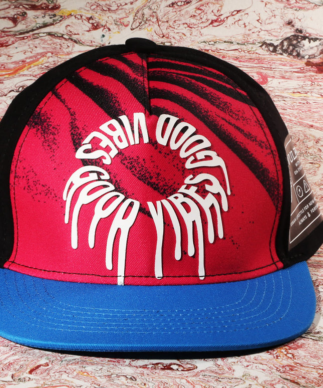 Vulpera Good Vibes Drip Premium Baseball Cap | Abstract Streetwear Design