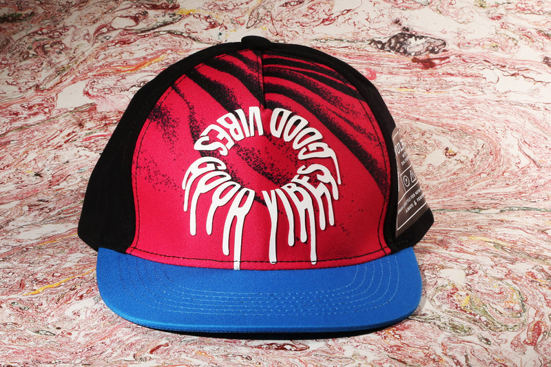Vulpera Good Vibes Drip Premium Baseball Cap | Abstract Streetwear Design