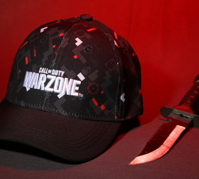 Vulpera x Call of Duty® Warzone Official Licensed Cap | Red Tactical Gaming Baseball Cap | Premium Cotton Twill