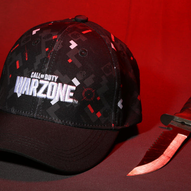 Vulpera x Call of Duty® Warzone Official Licensed Cap | Red Tactical Gaming Baseball Cap | Premium Cotton Twill