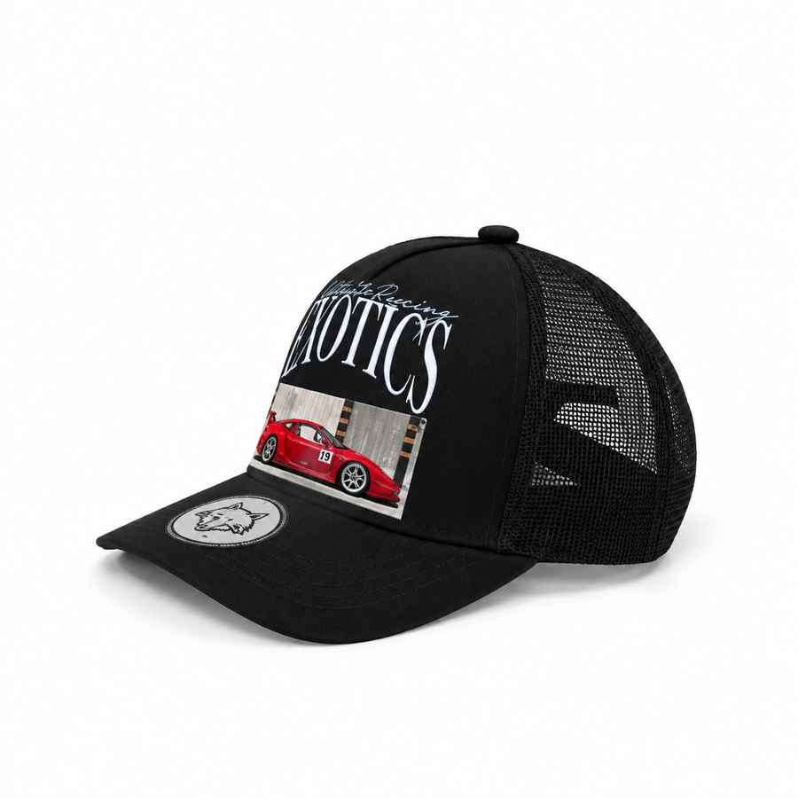 Vulpera “Exotic Drive” Supercar Trucker Cap – Motorsport Heritage Edition