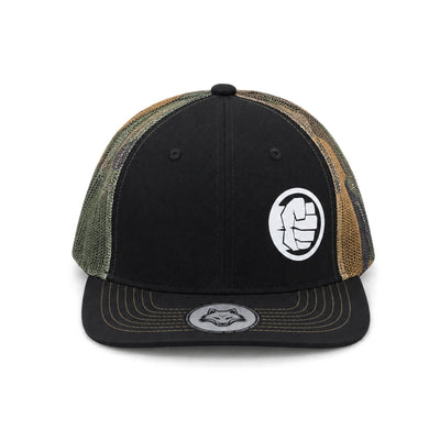 Vulpera X Marvel Hulk Iron Fist Trucker Cap | Premium Mesh Streetwear & Gym Hat