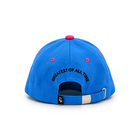 Vulpera GOAT Edition Premium Baseball Cap | Blue Pink Contrast Cap with 3D GOAT Embroidery