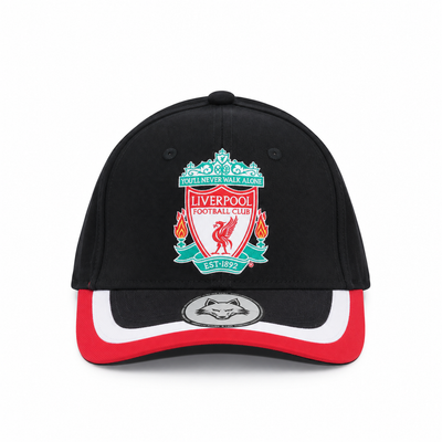 Vulpera x Liverpool FC “You’ll Never Walk Alone” Heritage Cap – Black with Tricolour Visor