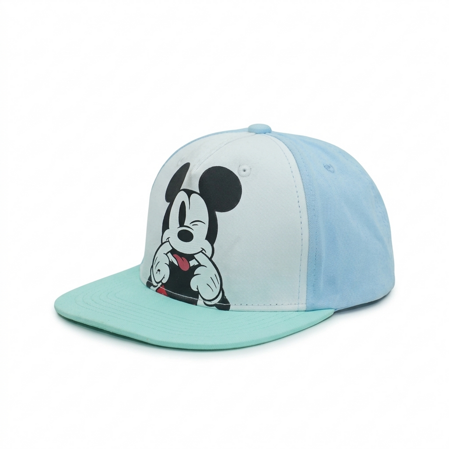 Vulpera x Disney Mickey Mischief Baseball Cap – Pastel Blue & Mint Street Edition