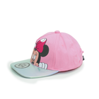 Vulpera x Disney Minnie Mouse Licensed Baseball Cap | Pink Rainbow Visor | Kids Cap