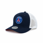 Vulpera x PSG Official Premium Baseball Cap | Texturised Crest | Navy & White