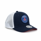 Vulpera x PSG Official Premium Baseball Cap | Texturised Crest | Navy & White