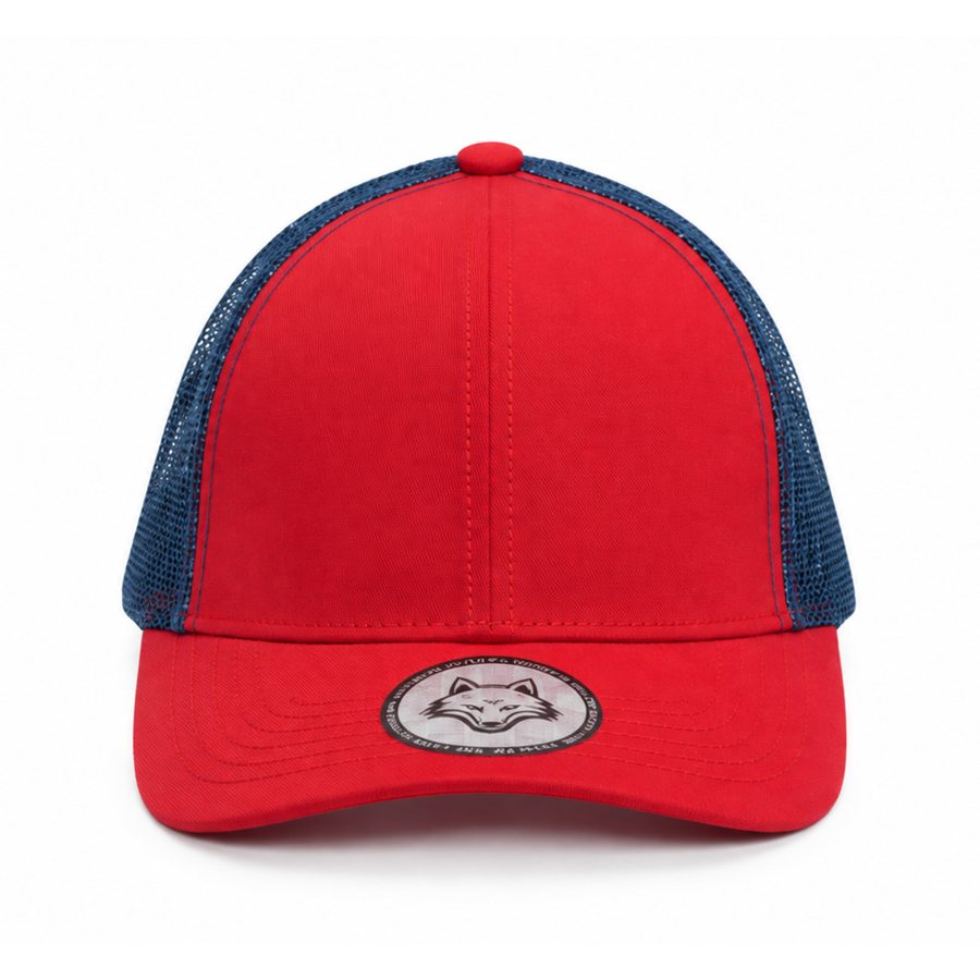 Vulpera Cotton Solid PremiumTrucker Snapback Cap