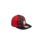Vulpera x Disney Mickey Mouse Licensed Baseball Cap | Red Retro Print | Kids Cap