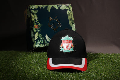 Vulpera x Liverpool FC “You’ll Never Walk Alone” Heritage Cap – Black with Tricolour Visor