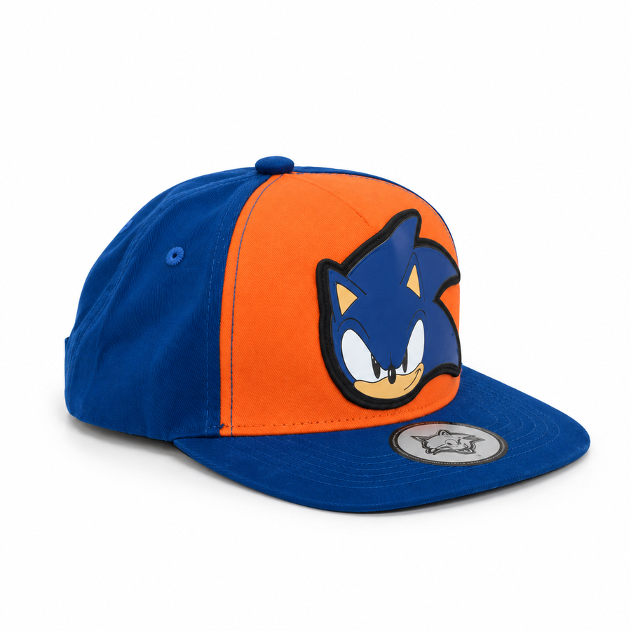 Vulpera x Licensed Sonic the Hedgehog Official Kids Premium Baseball Cap | Blue & Orange