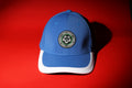 Vulpera Royal Crest Premium Baseball Cap | High-Density Silicone Logo | Royal Blue & White | Heavy Polyester 300+ GSM