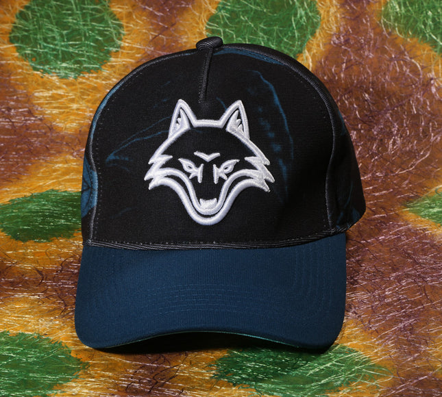 Vulpera Nightfall Abstract Premium Baseball Cap | 3D Fox Embroidery | 300+ GSM Imported Fabric