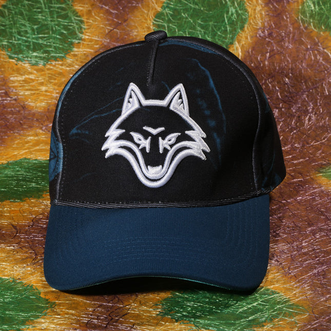 Vulpera Nightfall Abstract Premium Baseball Cap | 3D Fox Embroidery | 300+ GSM Imported Fabric