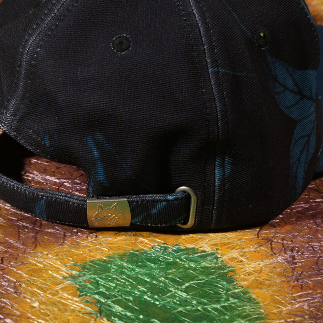 Vulpera Nightfall Abstract Premium Baseball Cap | 3D Fox Embroidery | 300+ GSM Imported Fabric