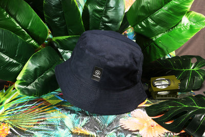 VULPERA Midnight Navy Utility Bucket Hat – Minimal Streetwear Essential