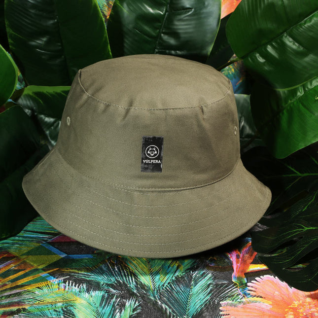 Vulpera “Terrain” Premium Olive Bucket Hat – Minimal Streetwear Edition