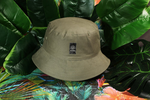 Vulpera “Terrain” Premium Olive Bucket Hat – Minimal Streetwear Edition