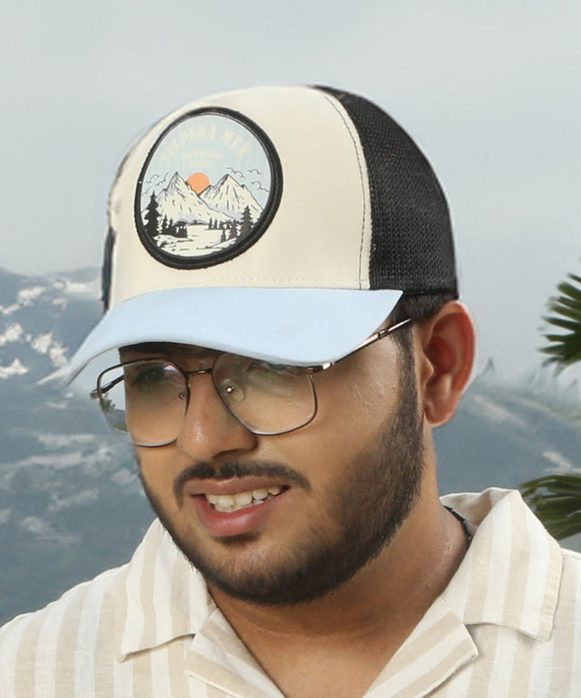 Alpine Horizon Mountain Trucker Cap | Premium Outdoor Adventure Lifestyle Hat