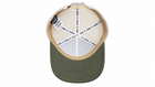 Vulpera Originals Premium Trucker Cap with PU Leather Patch | Grey & Off White Mesh Baseball Cap | Adjustable Snapback