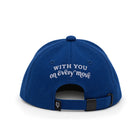 Vulpera On Every Move Premium Baseball Cap | Navy Designer Cap with Floral Visor & 3D Logo