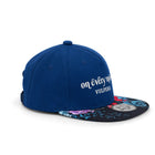Vulpera On Every Move Premium Baseball Cap | Navy Designer Cap with Floral Visor & 3D Logo